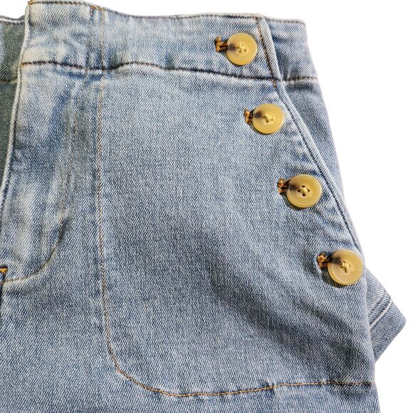 Talbots Sailor Jeans Straight Leg Cropped High Rise Light Wash Womens Size 8 - Picture 3 of 10
